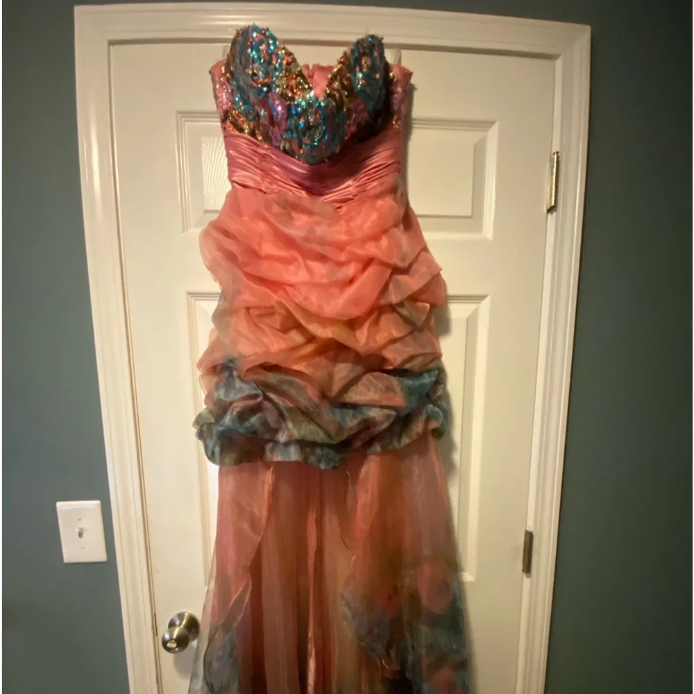 Formal Pink Hi-Low Formal - Picture 6 of 7